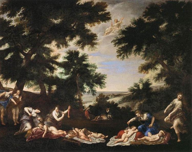 Albani  Francesco The Cupids Disarmed Germany oil painting art